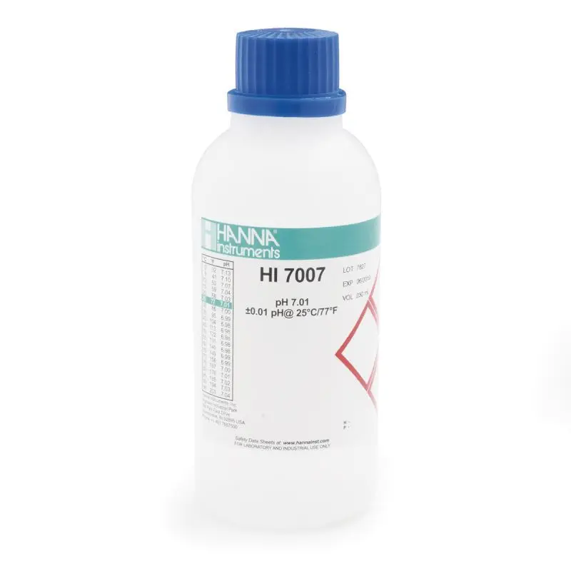 Solución patrón de pH estándar lista para usar - pH 7,01 - 230 ml