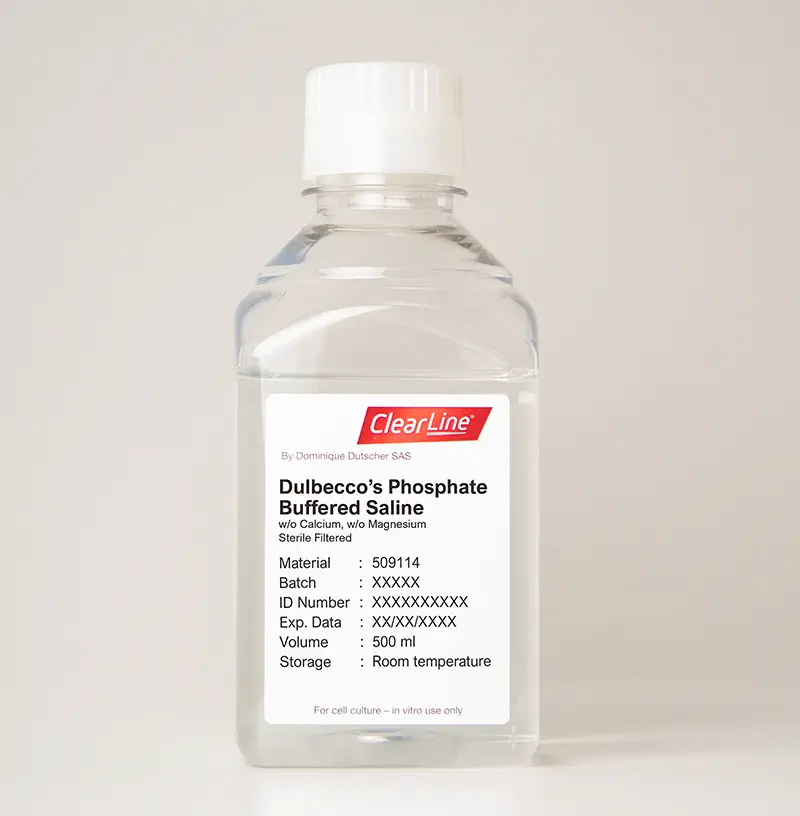 DPBS - Dubelcco's Phosphate Buffered Saline - DPBS sin calcio sin ...