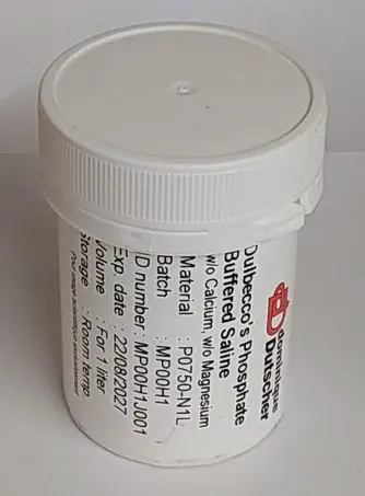 DPBS - Dubelcco's Phosphate Buffered Saline - DPBS sin calcio sin ...