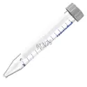 Centrifuge tube Eppendorf - Volume: 15 ml - Ø x h: 17 x 121 mm - Purity: sterile, Free of pyrogenes, DNase, RNase and DNA - 10 bags of 50 tubes - Colorless