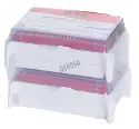 LEERE TIPACK BOXEN FÜR GILSON D10, ROT, (# F171102), x 2