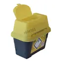 SHARPSAFE DASRI COLLECTOR 2L + LID WITH VALVE X5