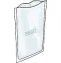 BAG 190x300mm WITH FILTER 400ml FOR STOMACHER STERILES /25 EXTRA RESISTANT x400