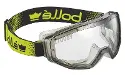 Globe goggle - Ventilated frame with indirect ventilation - Polyester elastic braid - Black/yellow spandex