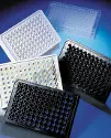 CORNING non-sterile 96-well flat-bottom screening microplate - white - specificity: half-wells