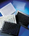 CORNING non-sterile 96-well flat-bottom screening microplate - black - specificity: half-wells