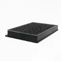 Corning&reg; 384-Well; Not treated Microplates, without lid, non-sterile, Black