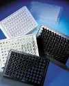 NBS&trade; CORNING non-sterile 96-well flat-bottom microplate - transparent - specificity: half-well