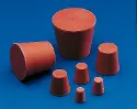 CONICAL CAP 13x10mm HEIGHT 18mm RED RUBBER x25