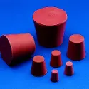 RED CONICAL CAP 65x52mm h70mm