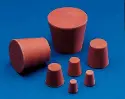 CONICAL RUBBER PLUG RED 11x15x18mm x25