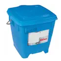 Seau carré Gilac - gradué - bec - 12 L - bleu