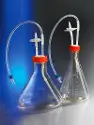 Erlenmeyer flask for suspension culture in closed system 2000 ml - Male MPC disconnect - 1/4 Dip Tube