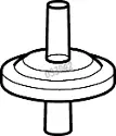 Sterile membrane filter, 0.45 µm (for 5)