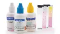 Kit visuel analyse rapide HANNA - Paramètre : dureté - Méthode : titration - Gamme : 0-150 mg/l CaCO₃ - Sensibilité : 5 mg/l - pour environ 50 tests