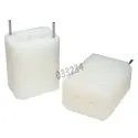 Adapter for 2 conical tubes 15 ml, for 100 ml rectangular bucket in rotor A-4-44