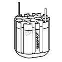 Adapter for 13 round-bottom tubes 5.5-12 ml, for Rotor S-4-72