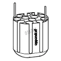 Adapter for 12 round-bottom tubes 9 ml, for Rotor S-4-72