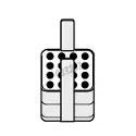 Eppendorf adapter for 16 reaction vessels 1.5-2.0 ml, for 250 ml rectangular bucket in A-4-62 rotor