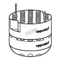 Adapter for 50 reaction vessels 1.5/2.0 ml, for S-4-104 rotor