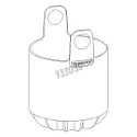 Adapter for 1 conical bottle 500 ml, for S-4-104 rotor