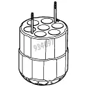 S-4X400 Bucket Adaptor for 7 Eppendorf conical tubes 5 ml and 15 ml