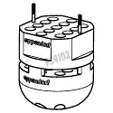 S-4X400 Bucket Adaptor for 26 tubes 1.5 ml/2 ml