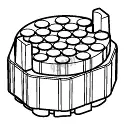 Adapter for 26 round bottom tubes 7.5 - 12 ml