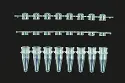 Quali - PCR Tubes - Caps, 8 - Streifen PCR Tubes und Caps - Nur Caps (flach) - 1 x 125 Str., klar - RT - PCR