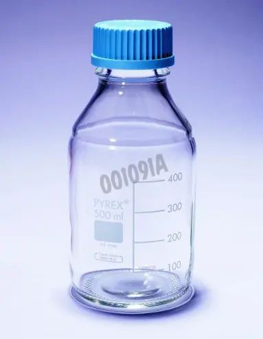 Flacon bouché 50 ml en verre Pyrex - Matériel de laboratoire
