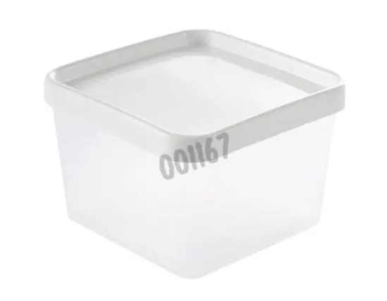Gefrierbox Kapazität 0,6 Liter + Deckel Weiß - Labormaterial