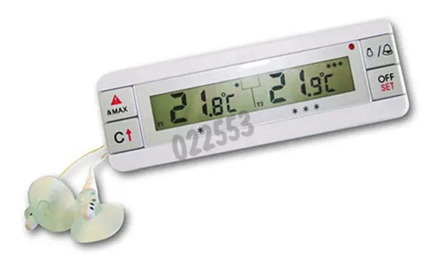 Thermometre Numerique Sans Fil Refrigerateur Alarme Sonore