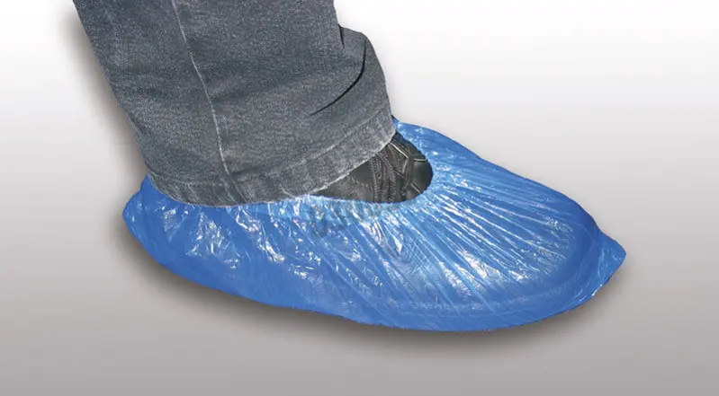 Surchaussure Jetable Bleu polyethilene