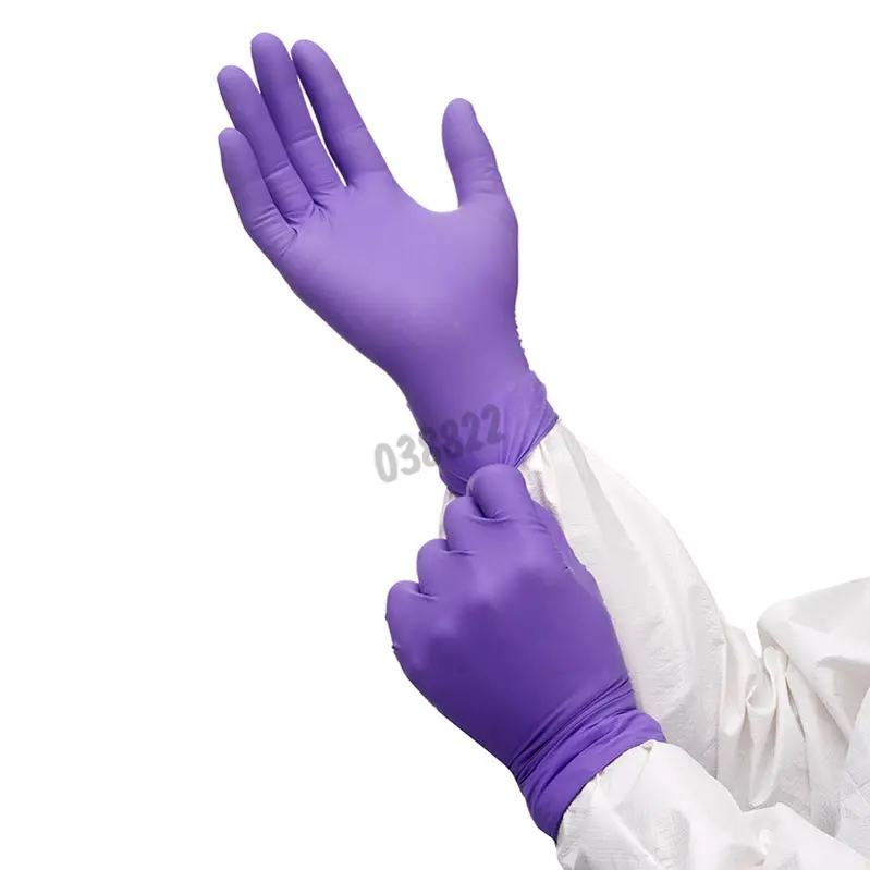 Gant Purple Nitrile - taille M - longueur 240 mm - Matériel de laboratoire