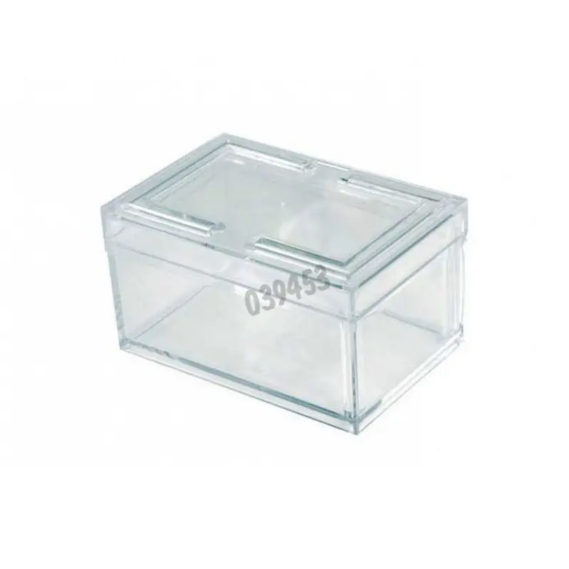 Caja de almacenaje transparente 90 x 60 x 50 mm - Equipo de laboratorio
