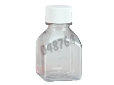 Bouteille carrée 250 ml stérile sans bouchon septum Nalgene (à compléter  avec le bouchon septum 029628) - Matériel de laboratoire