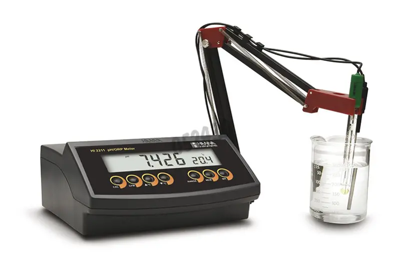 Laboratory pHmeter HI 2211 Hanna range pH and mV