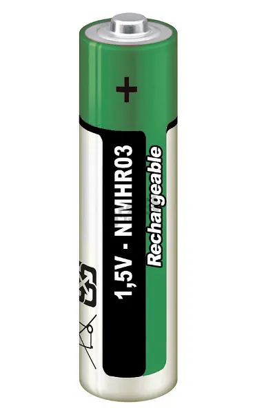 Pile rechargeable NiMH R03 - Matériel de laboratoire