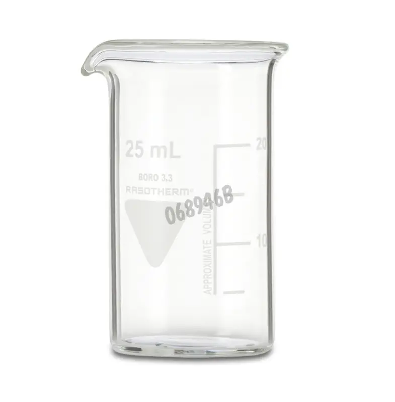 Bécher gradué 25 ml en verre borosilicaté forme haute - Matériel de  laboratoire