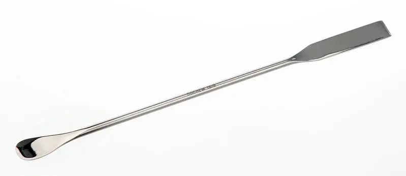 Spatule double spatule/cuillère plate L.210mm - Matériel de Laboratoire