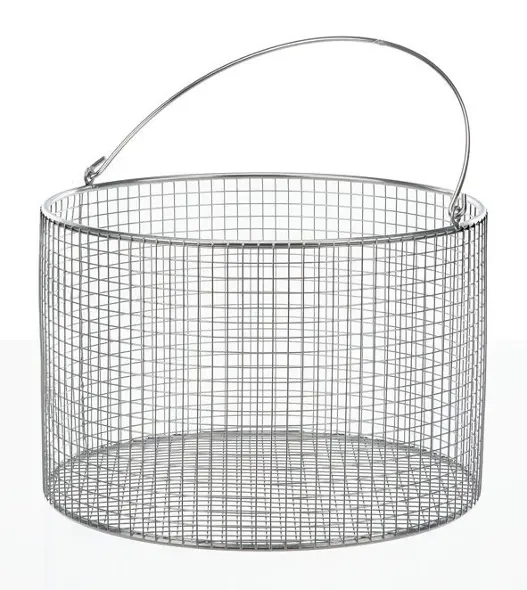 Mesh Lined Stainless Streel Baskets