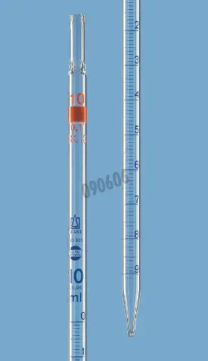 Pipeta de precisión de vidrio Volumen 5 ml vertido - Equipo de laboratorio