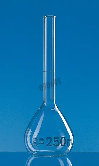 Fiole jaugée col lisse 250 ml Blaubrand - Matériel de laboratoire