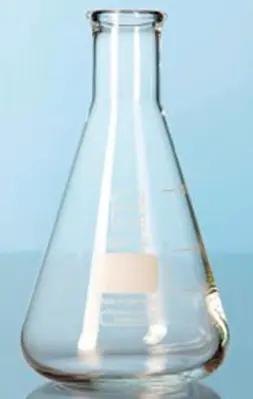 Borosilicate glass Erlenmeyer flask 100 ml, non-capped, narrow neck 