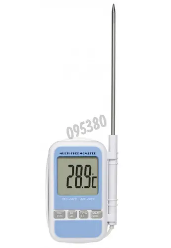 Wired digital thermometer with probe - Various small equipment: thermometers  - Analysis - Measurement - Microbiology 