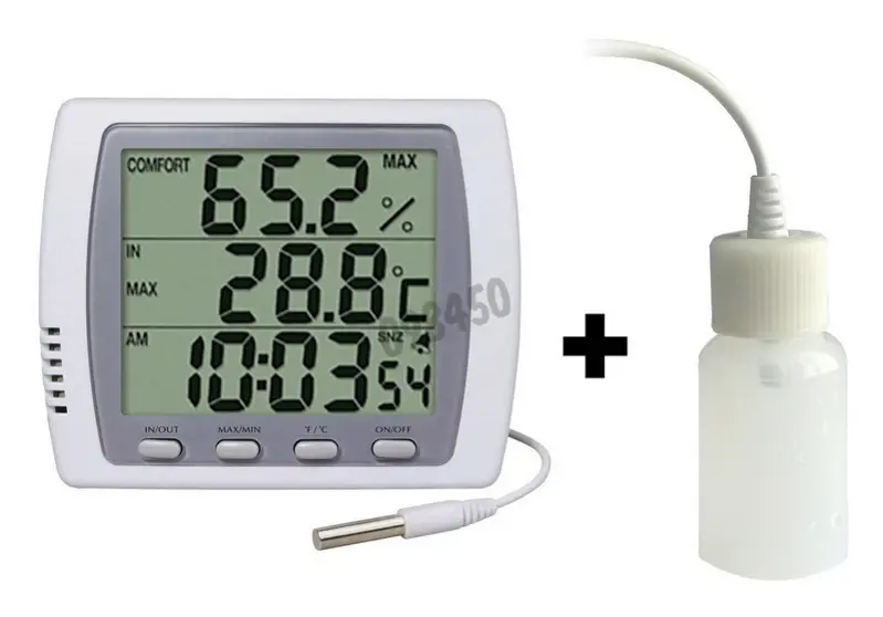 Termómetro higrómetro (-50 °C a + 70 °C) - 9221AT - Equipo de laboratorio