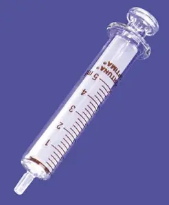 Seringue 100 ml cone Luer verre avec piston verre - Matériel de laboratoire