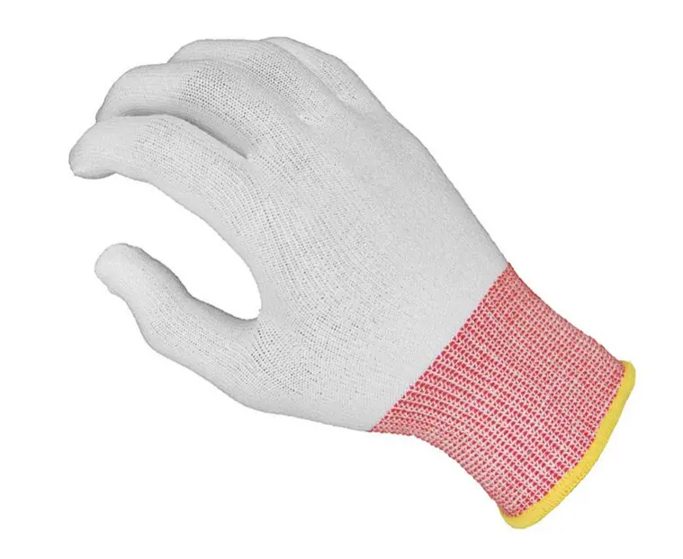 Sous-gant tricoté en nylon avec HPPE ambidextre - taille XL - rouge -  Matériel de laboratoire