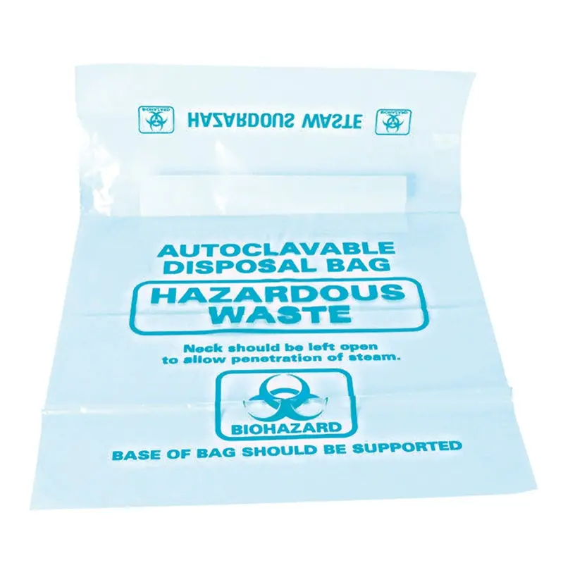 LLG-Autoclavable bags 310x660mm, PP transparent, BIOHAZARD, pack of 50 |  LabFriend India