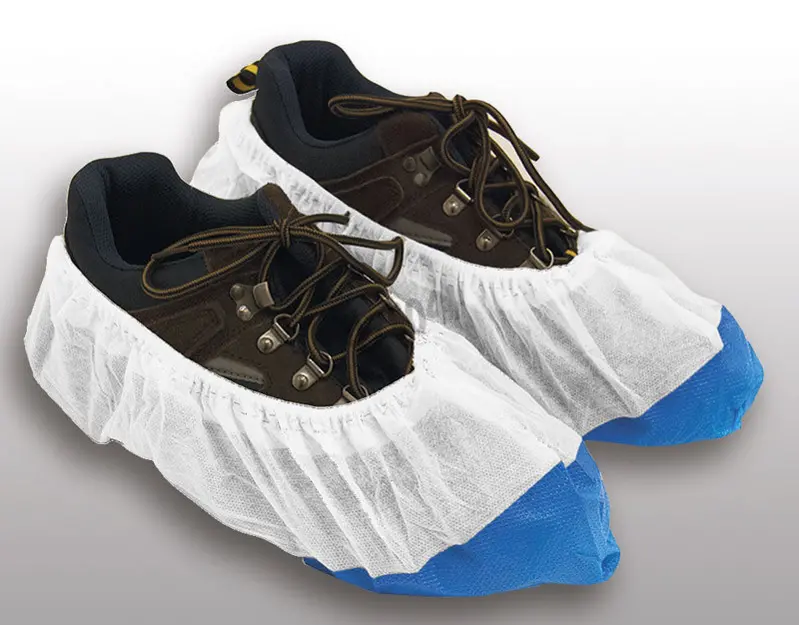 Couvre-Chaussures, Surchaussures lavables Couvre-Chaussure Anti Glisse  Réutilisables Antidérapant Chausson avec Flanelle- gris